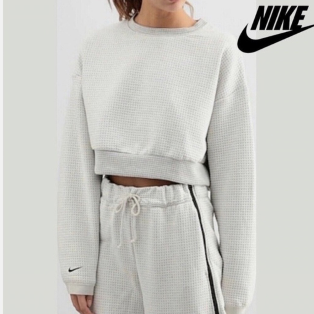 Nike City Ready Crop Fleece Crew Sweater